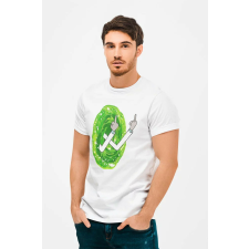 D&B Férfi/Unisex Póló MO00051 RickAndMorty Fehér-Méret S férfi póló