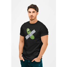 D&B Férfi/Unisex Póló MO00053 RickAndMorty Fekete-Méret L férfi póló