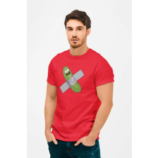  D&B Férfi/Unisex Póló MO00053 RickAndMorty Piros-Méret 5XL