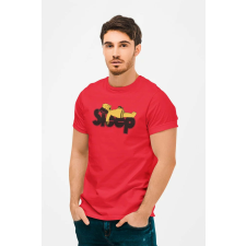 D&B Férfi/Unisex Póló MO00056 TheSimpsons Piros-Méret 2XL férfi póló