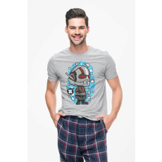  D&B Férfi Unisex Póló PC00001 Ant Man Szürke-Méret 4XL