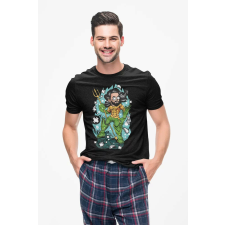 D&B Férfi Unisex Póló PC00002 Aquaman Fekete-Méret XL férfi póló