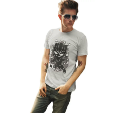 D&B Férfi Unisex Póló PC00005 Fekete Panter Szürke-Méret S férfi póló
