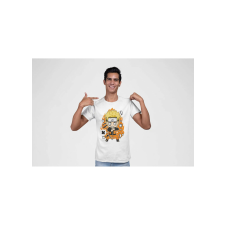 D&B Férfi Unisex Póló PC00021 Naruto Fehér-Méret L férfi póló
