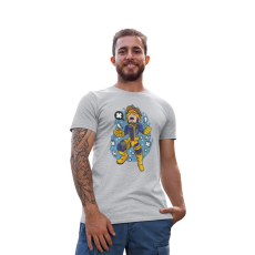  D&B Férfi/Unisex Póló PC00033 Cyclop Szürke-Méret 5XL
