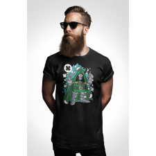 D&B Férfi/Unisex Póló PC00037 Dr Doom Fekete-Méret 4XL férfi póló