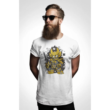 D&B Férfi/Unisex Póló PC00044 Garo Fehér-Méret L férfi póló