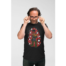 D&B Férfi/Unisex Póló PC00059 Judge Dred Fekete-Méret L férfi póló
