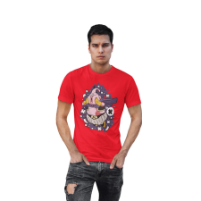 D&B Férfi/Unisex Póló PC00066 MajinBuu Piros-Méret 2XL férfi póló