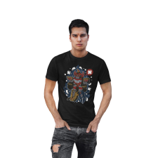 D&B Férfi/Unisex Póló PC00071 Megazord Fekete-Méret 2XL férfi póló