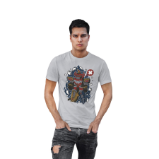  D&amp;B Férfi/Unisex Póló PC00071 Megazord Szürke-Méret 2XL férfi póló