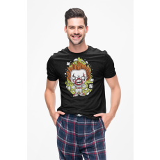  D&B Férfi/Unisex Póló PC00079 Pennywise 2 Fekete-Méret L