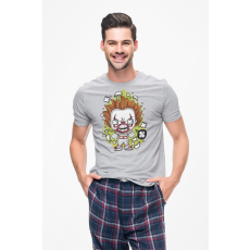  D&B Férfi/Unisex Póló PC00079 Pennywise 2 Szürke-Méret 2XL
