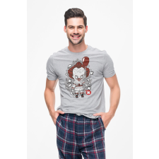D&B Férfi/Unisex Póló PC00080 Pennywise Szürke-Méret XL férfi póló