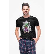 D&B Férfi/Unisex Póló PC00081 Picollo Fekete-Méret M férfi póló