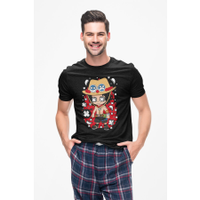  D&amp;B Férfi/Unisex Póló PC00083 Portgas Fekete-Méret S férfi póló