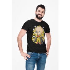  D&amp;B Férfi/Unisex Póló PC00096 Saitama Fekete-Méret 4XL férfi póló