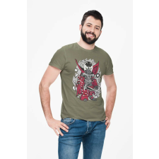 D&B Férfi/Unisex Póló PC00104 Spawn Katonai zöld-Méret 5XL férfi póló