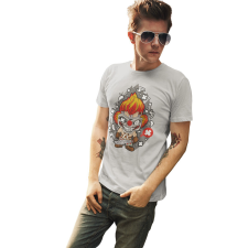 D&B Férfi/Unisex Póló PC00113 Twisted Metal Szürke-Méret XL férfi póló