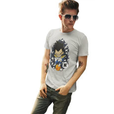  D&B Férfi/Unisex Póló PC00115 Vegeta Szürke-Méret M