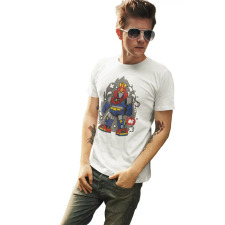 D&B Férfi/Unisex Póló PC00119 Voltus Fehér-Méret 3XL férfi póló