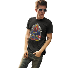  D&amp;B Férfi/Unisex Póló PC00119 Voltus Fekete-Méret 5XL férfi póló