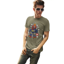 D&B Férfi/Unisex Póló PC00119 Voltus Katonai zöld-Méret S férfi póló