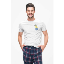 D&B Férfi/Unisex Póló PO00001 Alien Pocket Fehér-Méret 5XL férfi póló