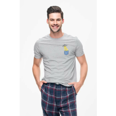 D&B Férfi/Unisex Póló PO00001 Alien Pocket Szürke-Méret 5XL