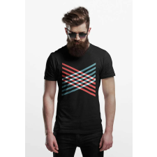 D&B Férfi/Unisex Póló ST00008 Abstrakt Fekete-Méret 4XL férfi póló