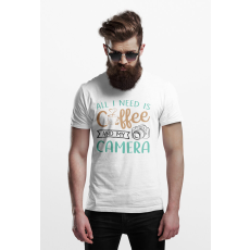  D&B Férfi/Unisex Póló ST00010 Coffee Fehér-Méret 4XL