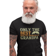 D&B Férfi/Unisex Póló ST00015 Grandpa Fekete-Méret 3XL férfi póló