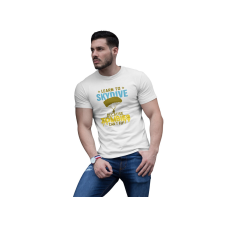 D&B Férfi/Unisex Póló ST00018 Skydive Fehér-Méret L férfi póló