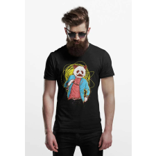 D&B Férfi/Unisex Póló ST00038 Panda Fekete-Méret 3XL férfi póló