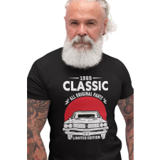 D&B Férfi/Unisex Póló ST00045 Classic Car Fekete-Méret 5XL férfi póló