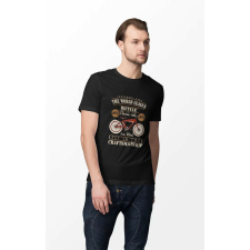 D&B Férfi/Unisex Póló ST00050 Bicycle Fekete-Méret 4XL férfi póló