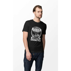  D&B Férfi/Unisex Póló ST00076 Chess Fekete-Méret 2XL