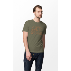  D&B Férfi/Unisex Póló ST00080 My Soul Katonai zöld -Méret 5XL
