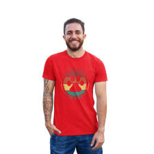 D&B Férfi/Unisex Póló ST00085 My Dog Piros-Méret 5XL férfi póló