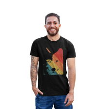 D&B Férfi/Unisex Póló ST00086 Husky Fekete-Méret XL férfi póló
