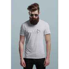 D&B Férfi/Unisex Póló ST00095 Evolution Szürke-Méret XL férfi póló