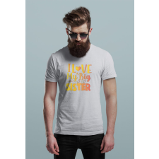 D&B Férfi/Unisex Póló ST00105 Sister Szürke-Méret M férfi póló
