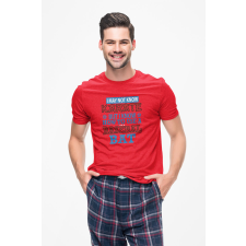 D&B Férfi/Unisex Póló ST00114 Basebal Piros-Méret 5XL férfi póló