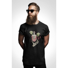D&B Férfi/Unisex Póló ST00133 Vine Fekete-Méret 3XL férfi póló