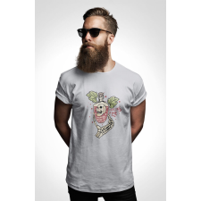  D&amp;B Férfi/Unisex Póló ST00133 Vine Szürke-Méret 3XL férfi póló