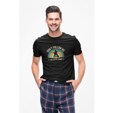 D&B Férfi/Unisex Póló ST00144 Follow Me Fekete-Méret 5XL férfi póló