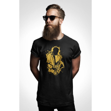  D&B Férfi/Unisex Póló ST00148 Jazz Fekete-Méret 2XL