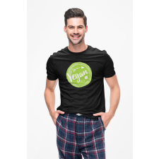 D&B Férfi/Unisex Póló ST00155 Vegan Fekete-Méret 5XL férfi póló