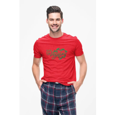 D&B Férfi/Unisex Póló ST00159 Vegan Piros-Méret XL férfi póló