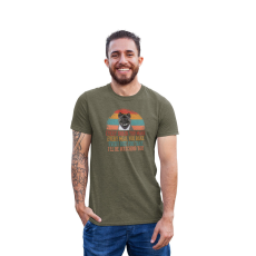  D&B Férfi/Unisex Póló ST00180 Every Katonai zöld-Méret S